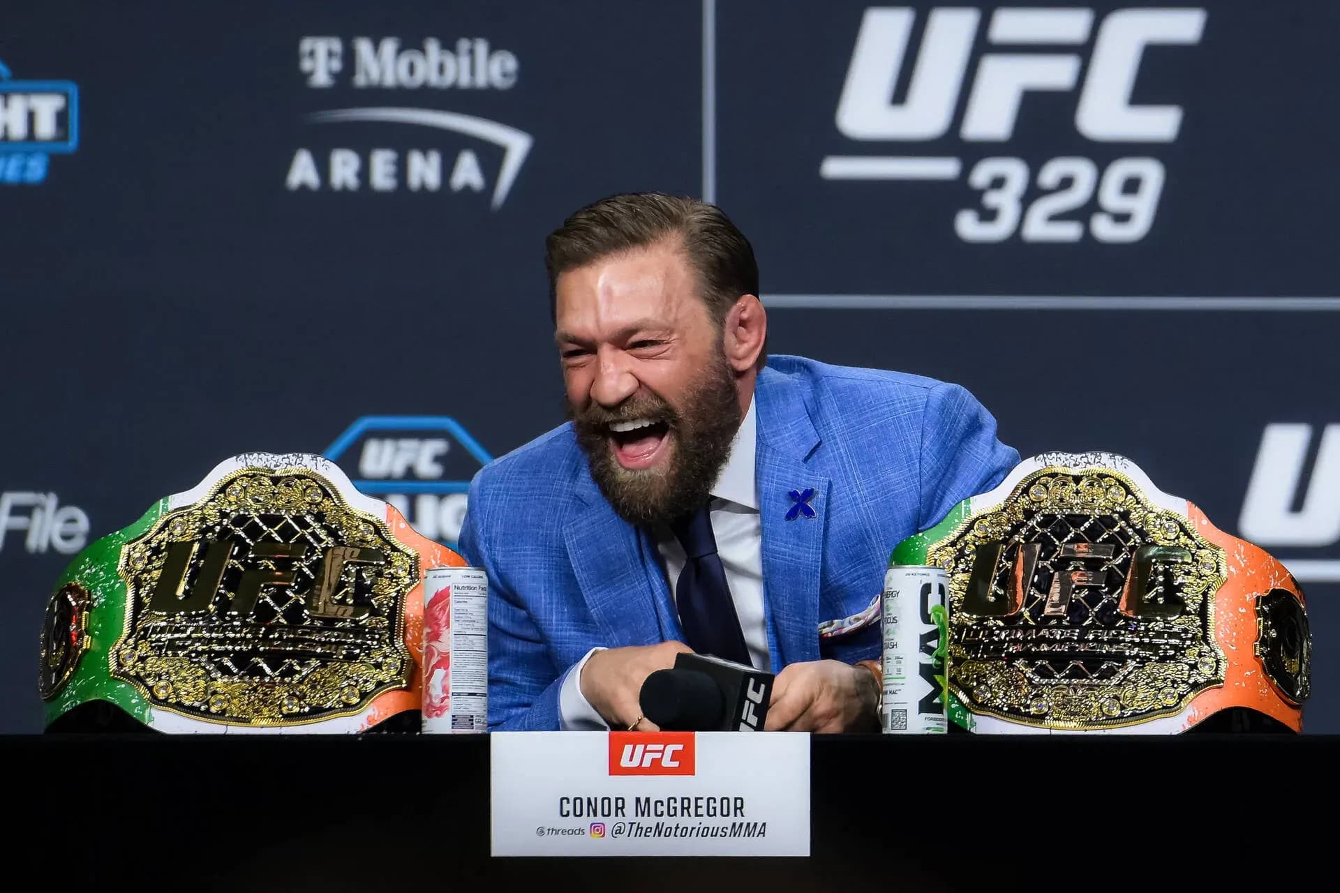 Conor McGregor goes off on Max Holloway after UFC 329 return went wrong.