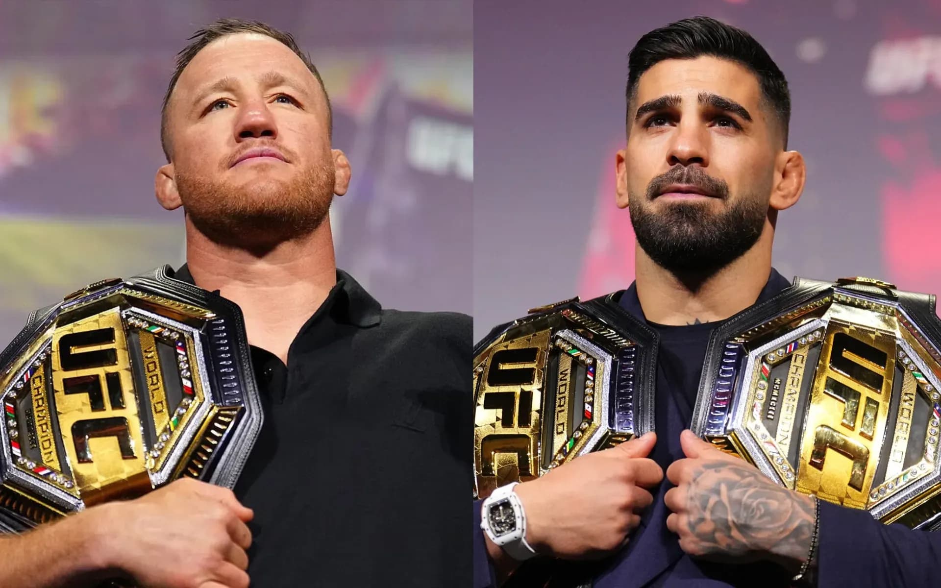 Ilia Topuria and Justin Gaethje have traded barbs leading up to their UFC clash