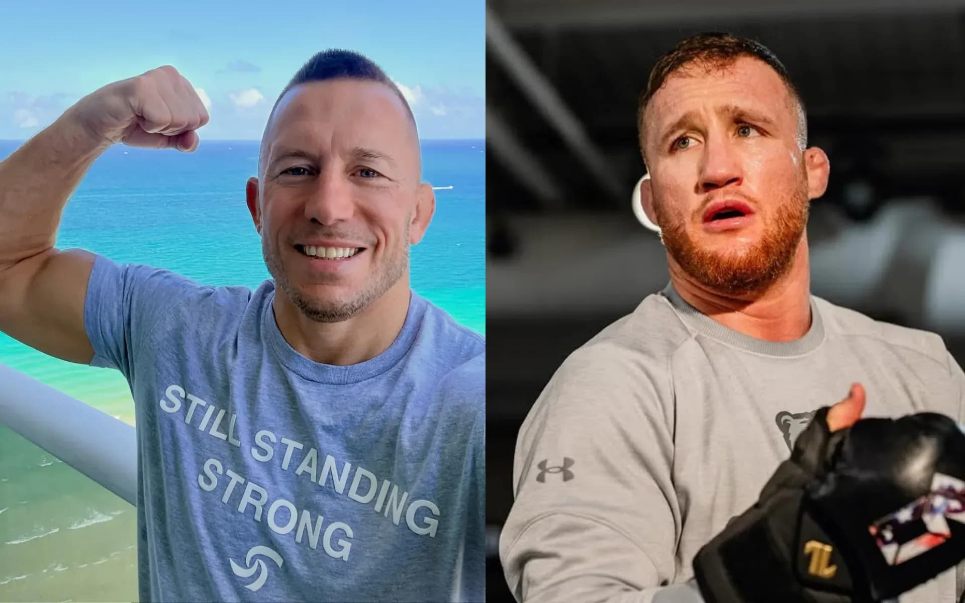 Georges St-Pierre has advised Justin Gaethje to retire while he's still at the top
