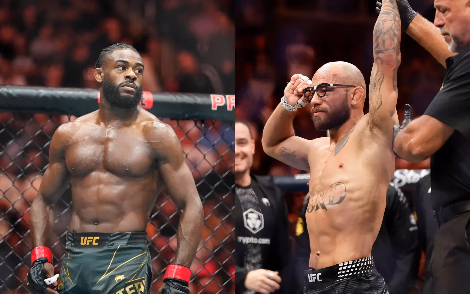 Aljamain Sterling and Jean Silva