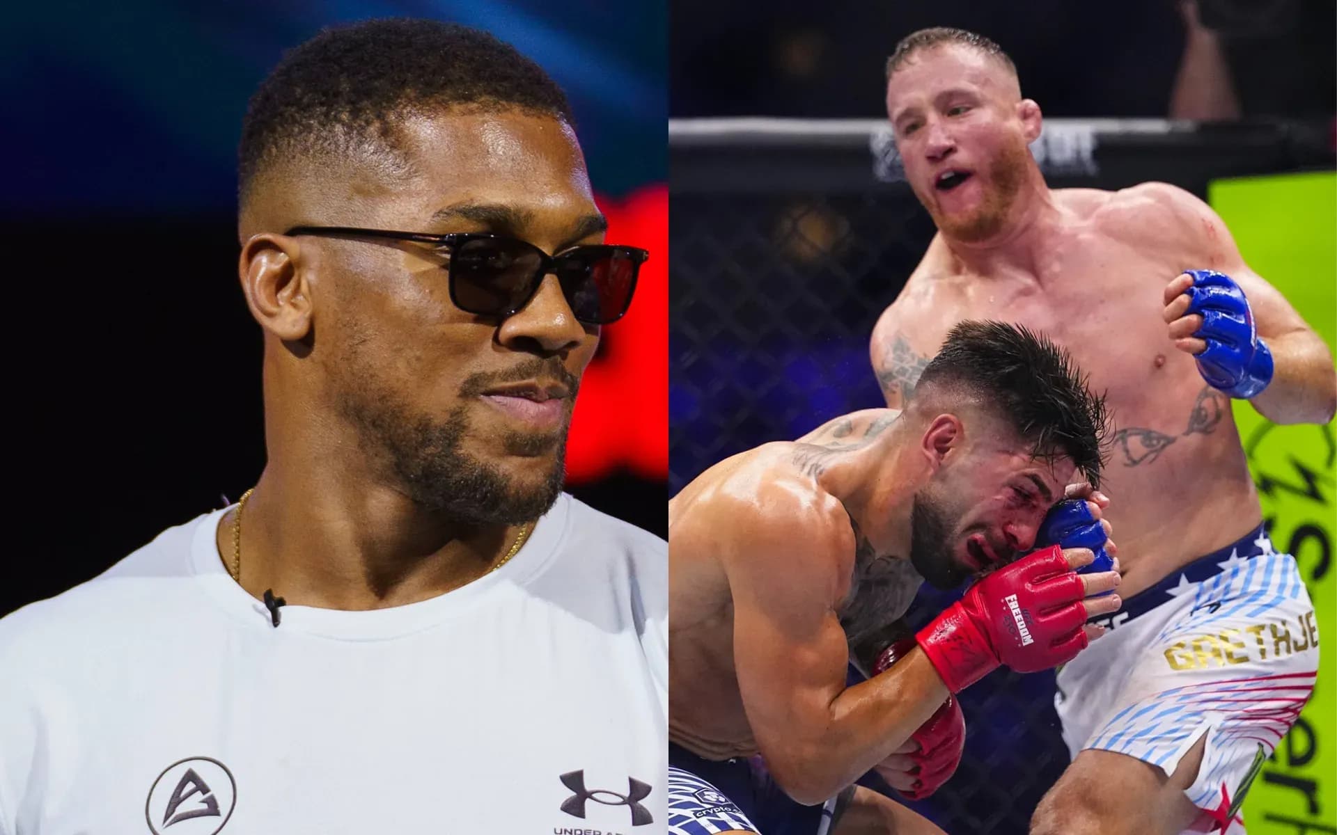 Anthony Joshua discussed the UFC clash between Ilia Topuria and Justin Gaethje