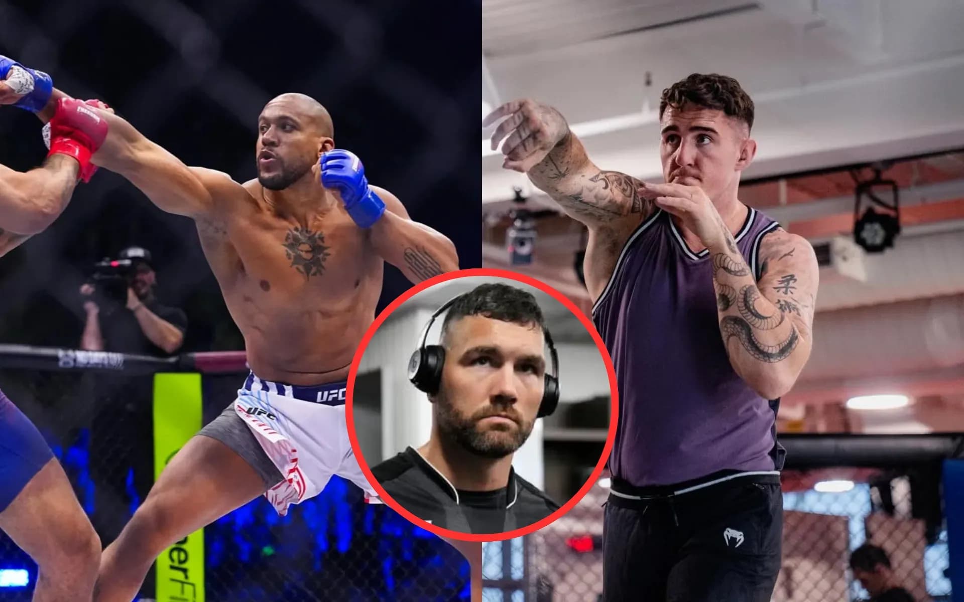 Chris Weidman sees Ciryl Gane beating Tom Aspinall