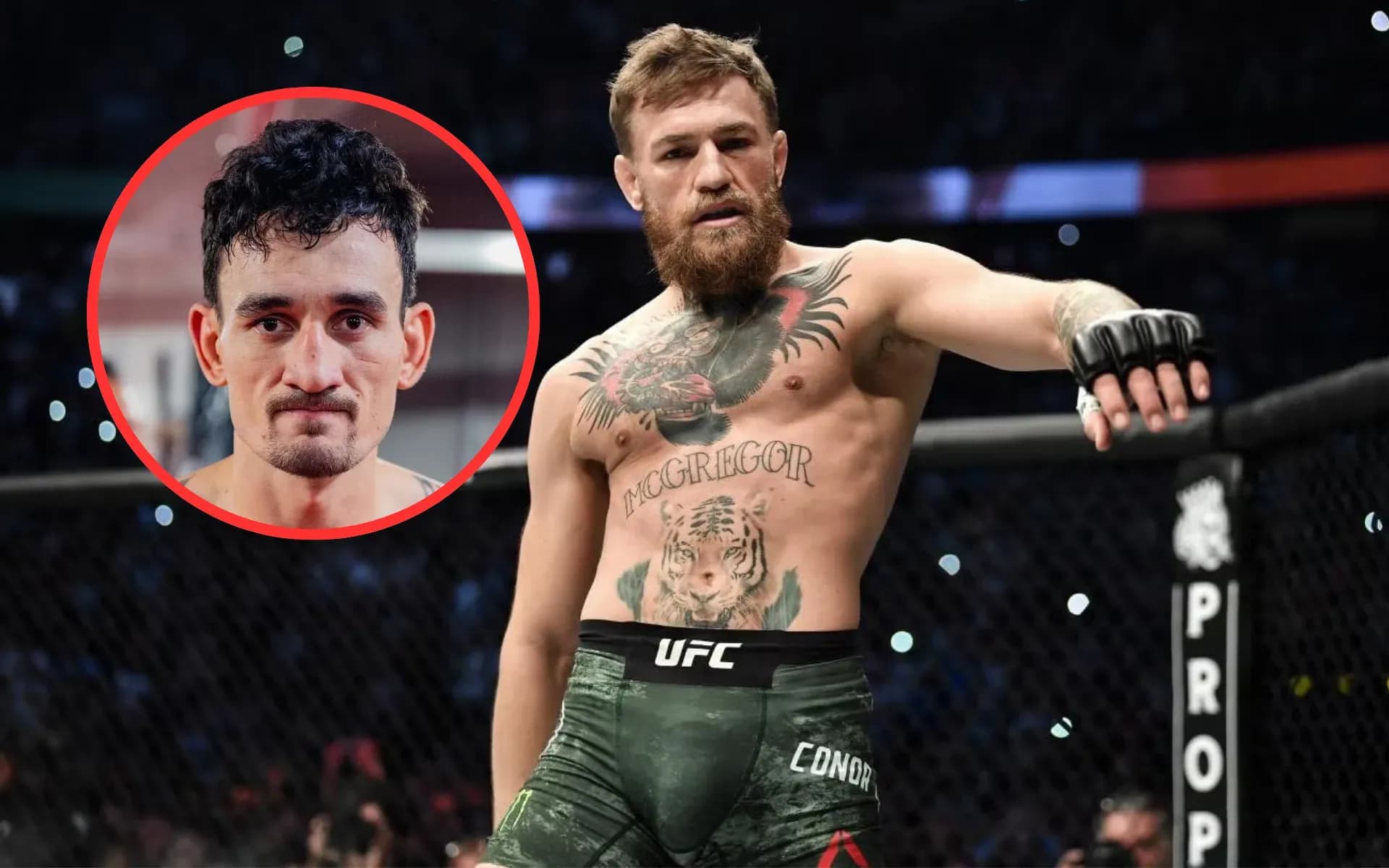 Max Holloway and Conor McGregor will clash later this month