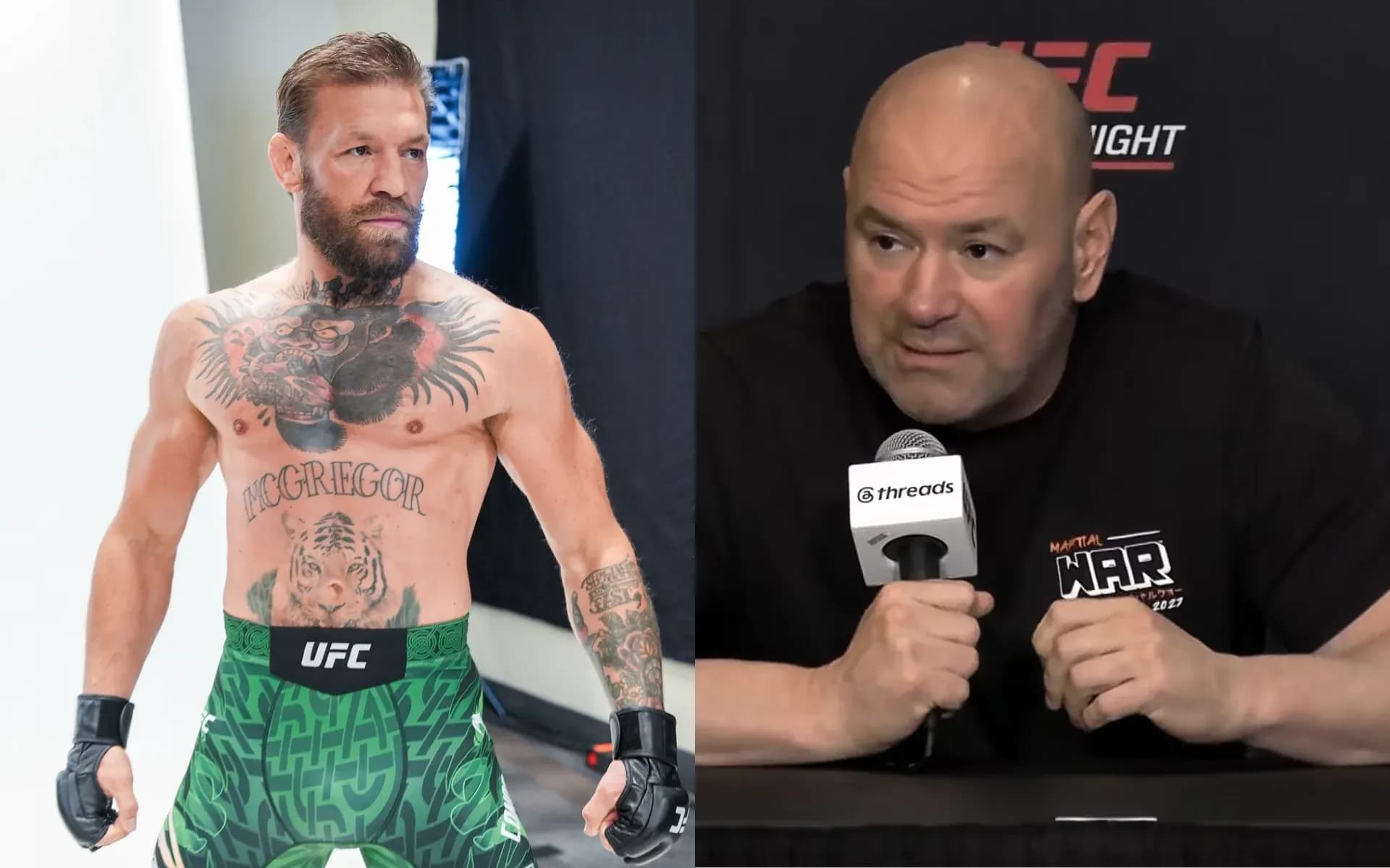 Dana White has opened up on Conor McGregor's injury