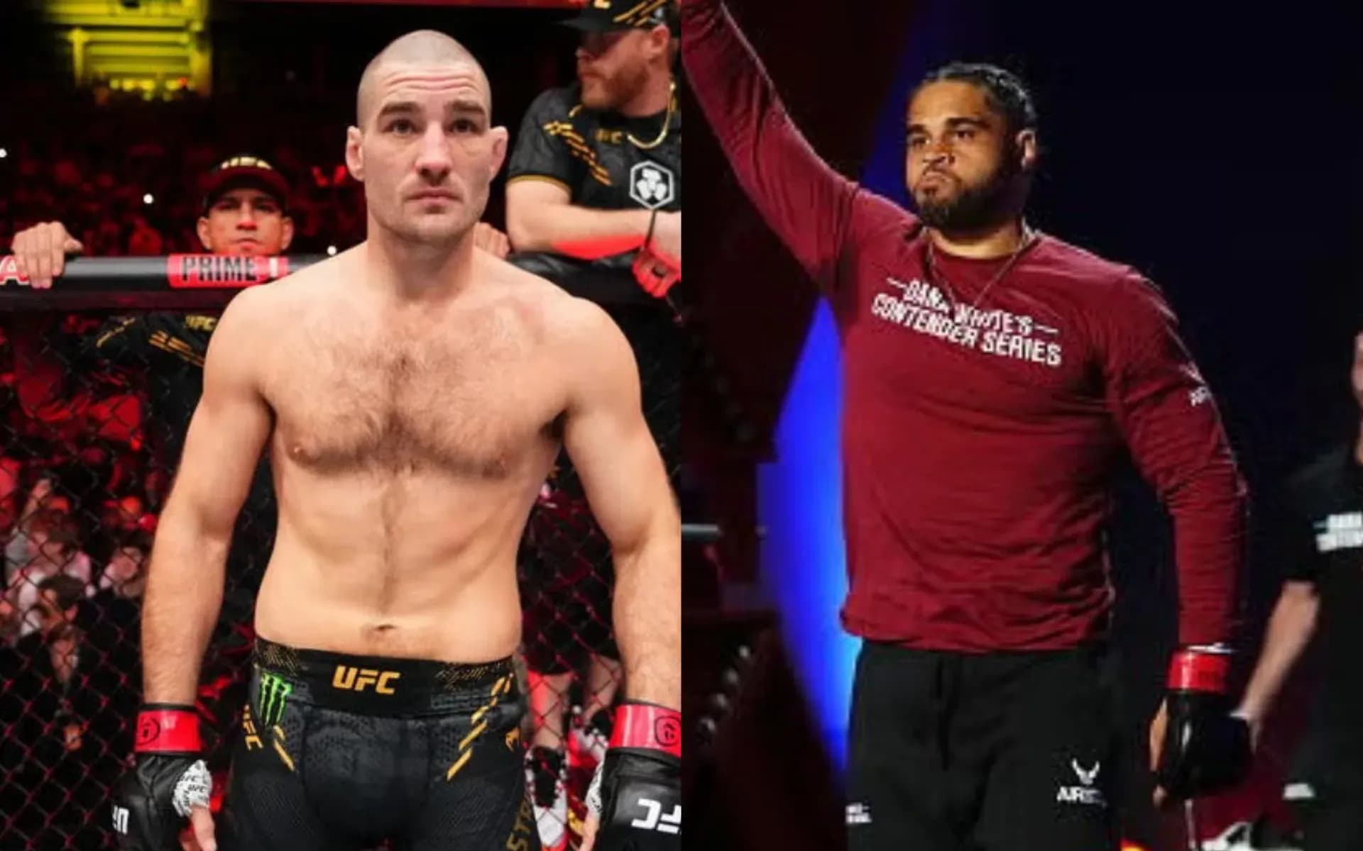 Sean Strickland trained with Donte Johnson