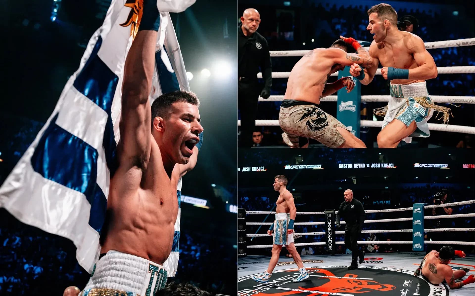 Gaston Reyno bested Josh Krejci at BKFC Uruguay