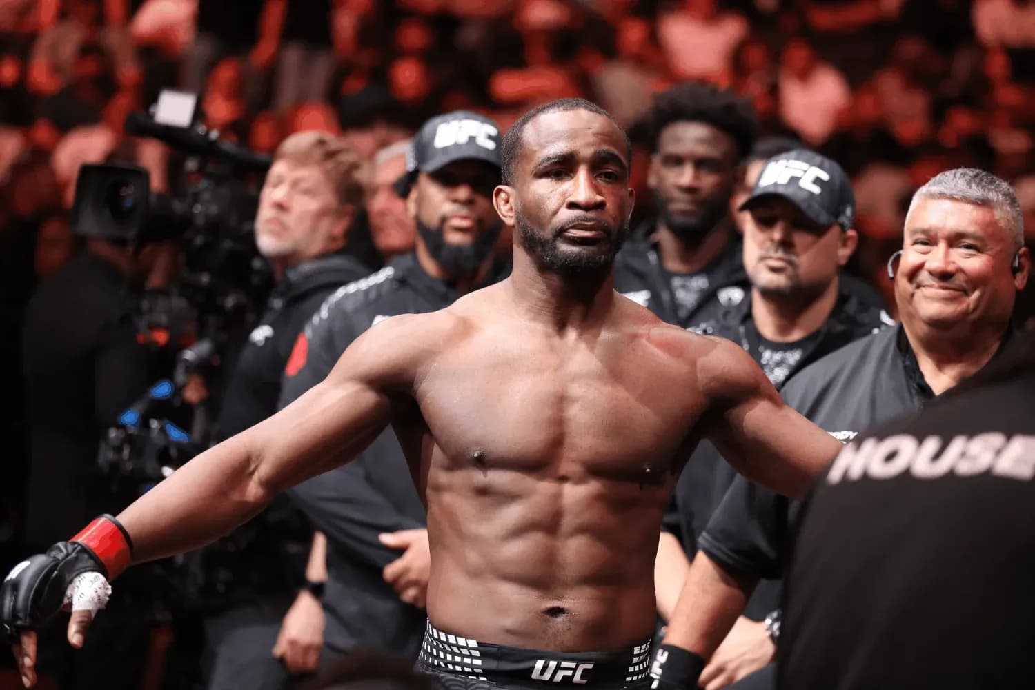 Geoff Neal gets checked before his fight