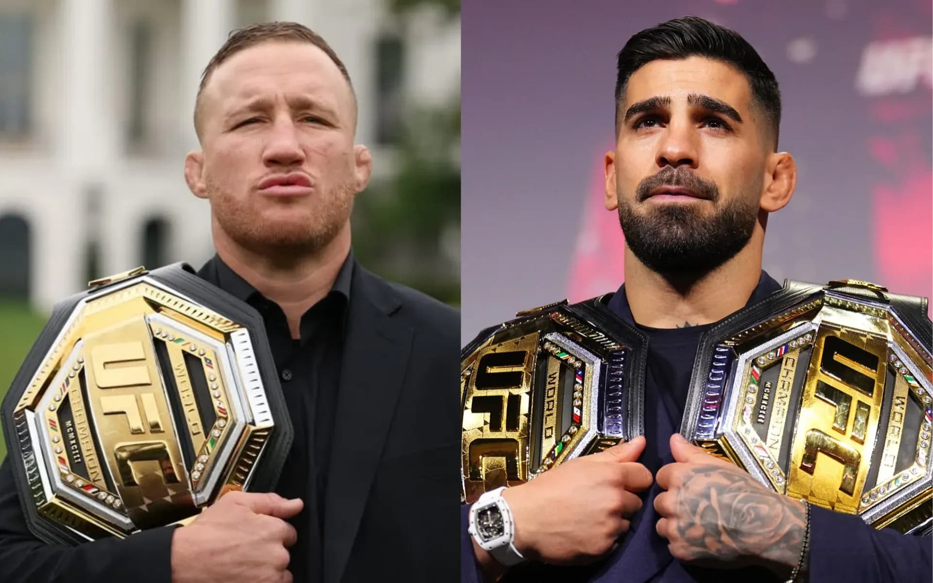 Justin Gaethje and Ilia Topuria are going all out to emerge victorious in their UFC title unifier
