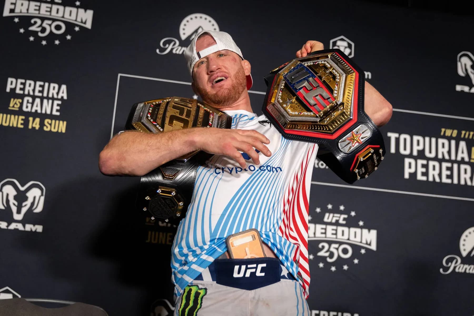Justin Gaethje wants to take on Donald Trump in golf