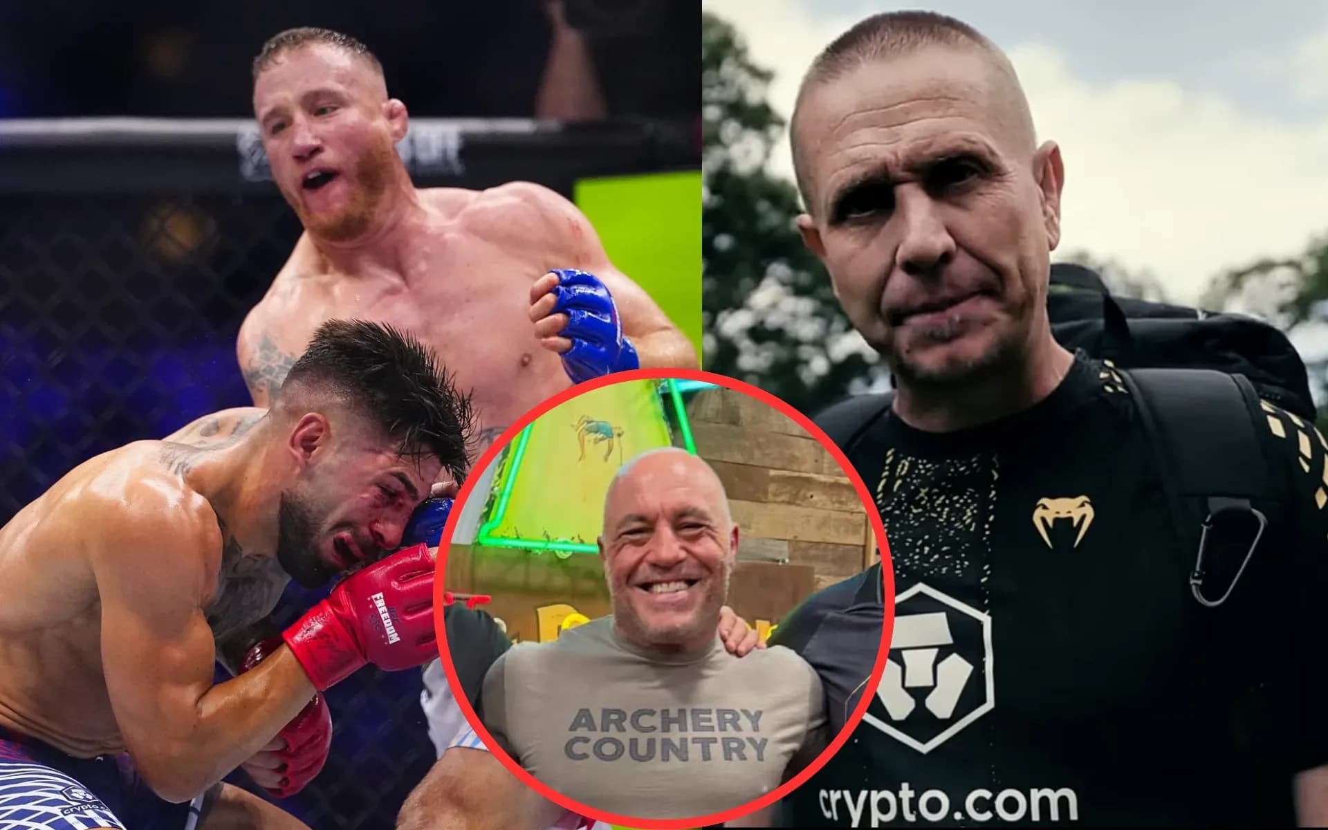 Joe Rogan spoke to Justin Gaethje and Trevor Wittman about the Ilia Topuria fight