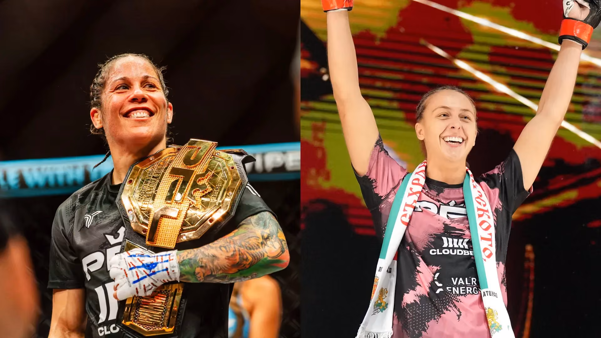 Liz Carmouche and Dakota Ditcheva in PFL