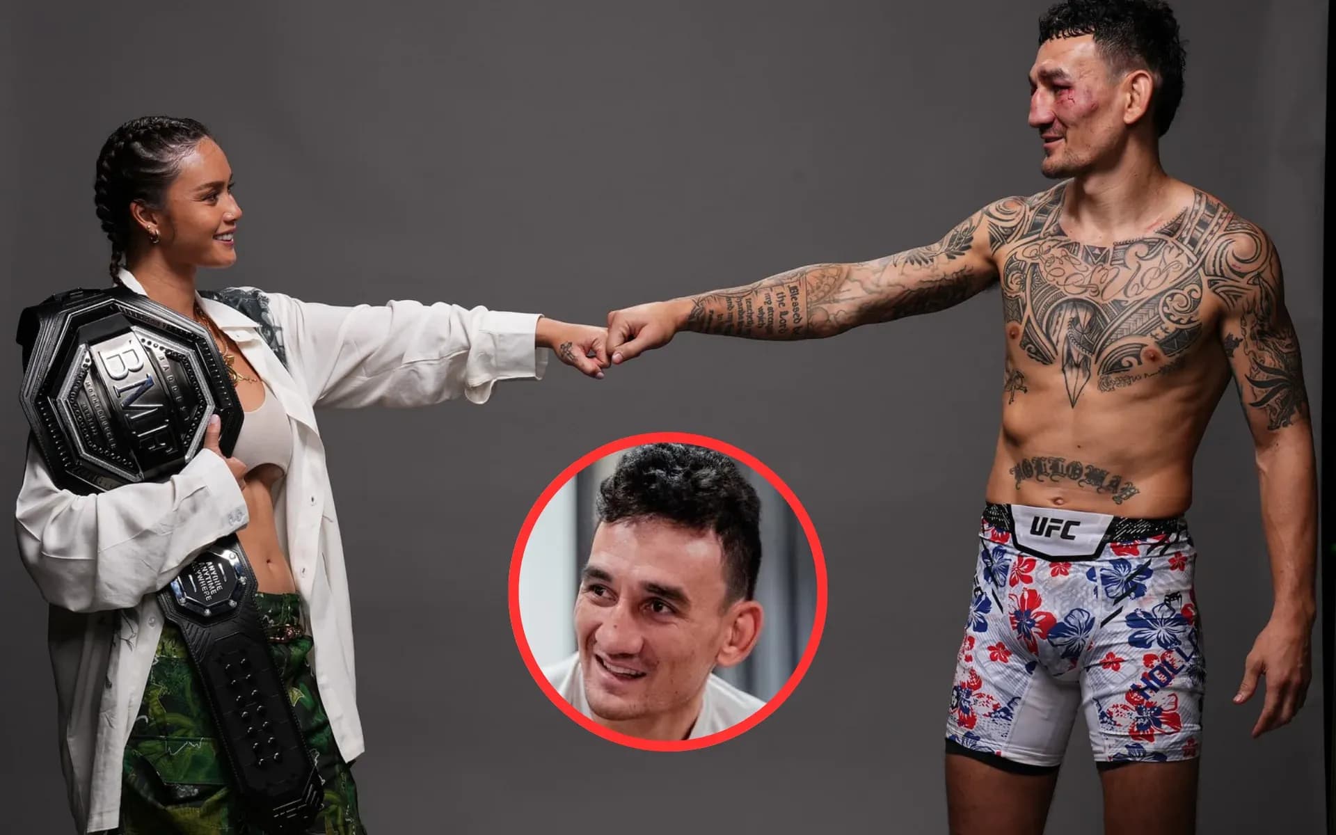 Max Holloway and Alessa Quizon spoke about their relationship last year