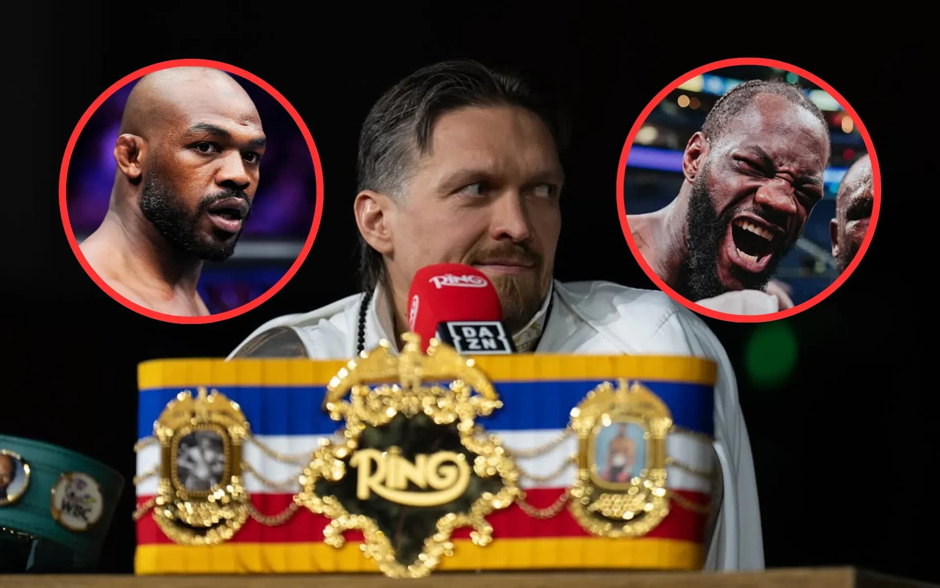 Oleksandr Usyk is seemingly open to fighting Jon Jones or Deontay Wilder