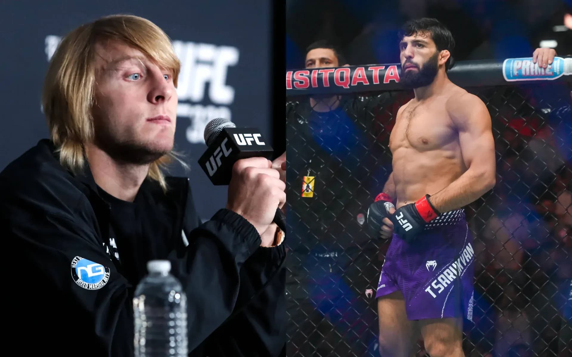 Paddy Pimblett and Arman Tsarukyan