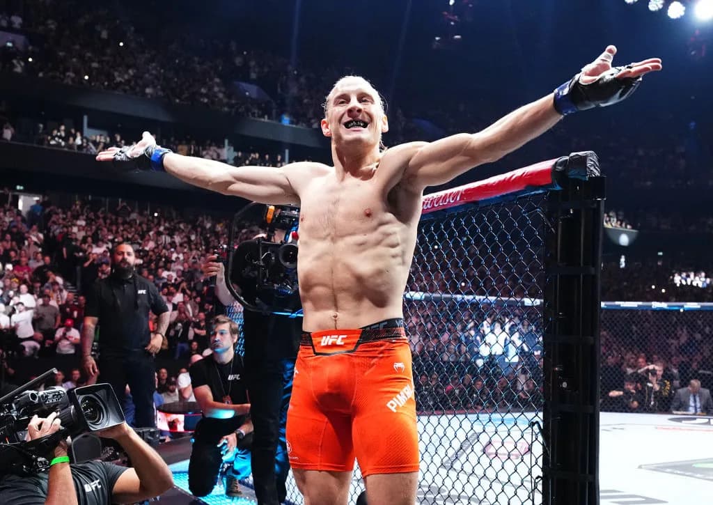 Paddy Pimblett about to walk into the UFC cage