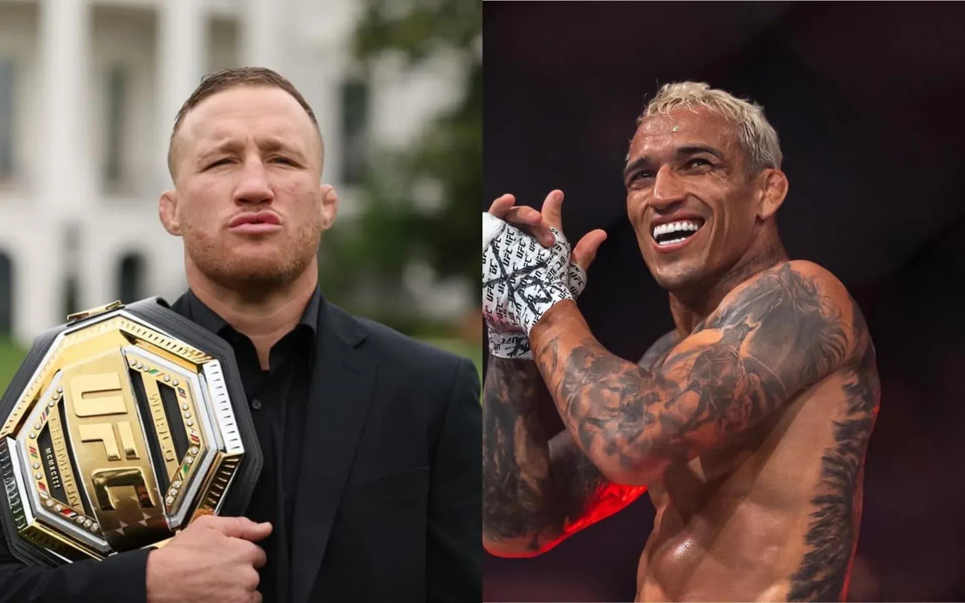 Justin Gaethje and Charles Oliveira clashed back in 2022