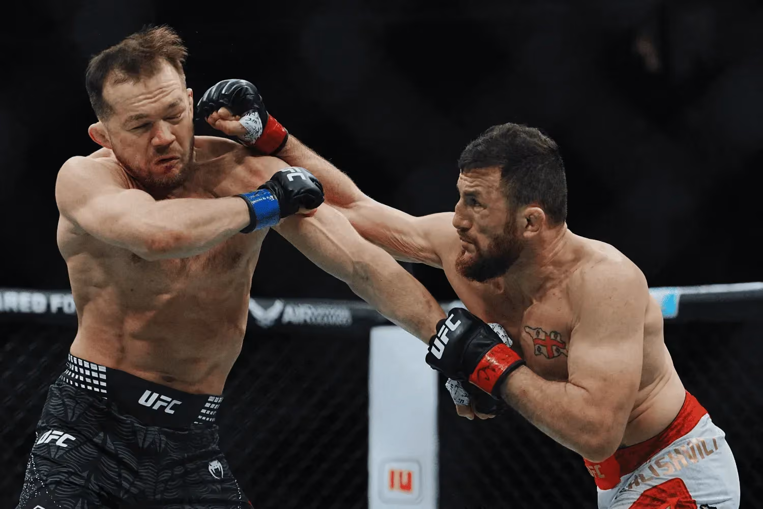 Merab Dvalishivili and Petr Yan meet in the octagon for a 5-round Championship bout at UFC 323